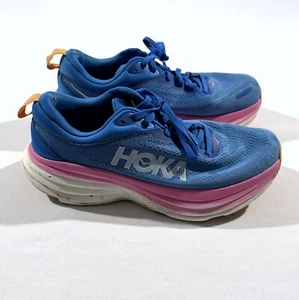 Hoka One Bondi 8 Womens Coastal Sky Road Running Hiking Sneakers Shoes Sz 9B - Picture 1 of 14