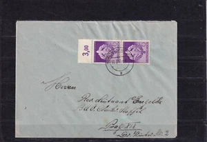 Deutsches Reich 818 pair cover to Prague - Picture 1 of 1