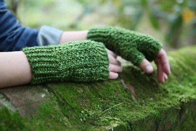 Knitting Pattern - mittens mitts gloves -baby to adult sizes - MORNING HUGS - Image 1 of 4