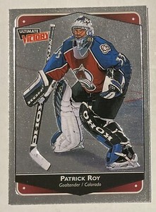 1999-00 PATRICK ROY UPPER DECK ULTIMATE VICTORY CARD #24 COLORADO AVALANCHE