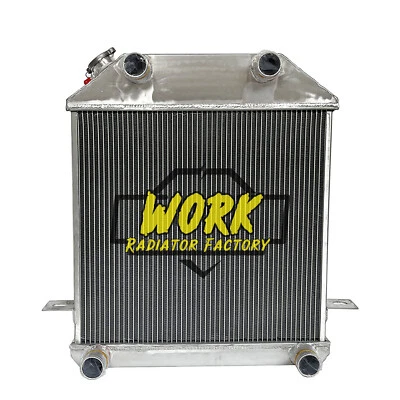 Radiador de aluminio completo apto para camioneta Ford Deluxe 1939-1940 40 39 cabeza plana V8 Foto 1 de 4