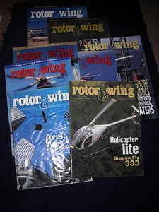 ROTOR & WING INTERNATIONAL MAGAZINE 8 Issues 1990s - Picture 1 of 1