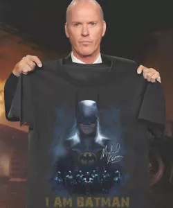T-shirt I Am Batman fan film festa del papà amanti di Batman regalo festa della mamma - Foto 1 di 3