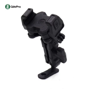 Osopro Motorcycle Bike Phone Holder 360° Adjustable Spring Lock GPS Bracket - Photo 1 sur 13