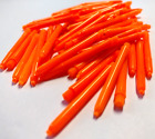 Tiges de fléchettes orange MOYENNES 48 mm solides fléchettes dégagement en vrac 25 ensembles