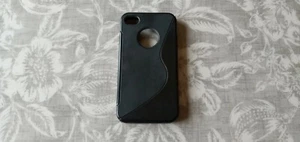 APPLE IPHONE 4S BLACK PROTECTIVE COVER**EXCELLENT** - Photo 1/7
