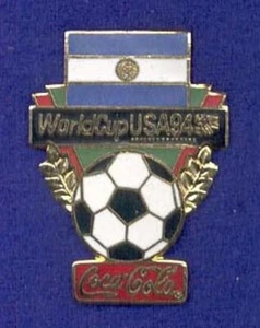 Alfiler de solapa Gran Argentina Bandera Nacional Argentina Copa Mundial Fútbol Fútbol Coca-Cola - Imagen 1 de 1