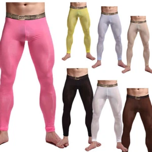 Men's Leggings Tight Running Bottoms Base Layer Gym Sports Compression Pants - Picture 1 of 52