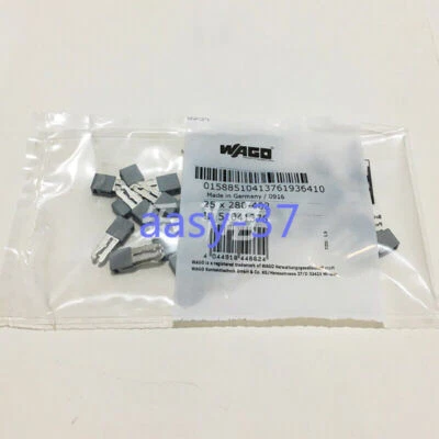 25PCS NEW Wago 280-402 Jumper Insulated Gray - Image 1 of 4