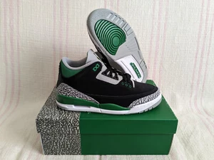 Nike Air Jordan 3 Retro Pine Green Black AJ3 CT8532 030 Men's Shoe Size 8.5 - Picture 1 of 12