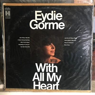 [JAZZ/POP]~EXC LP~EYDIE GORMET~With All My Heart~[OG 1969~HARMONY~Issue]~PROMO~ - Image 1 of 4