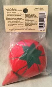 Dritz Tomato Pin Cushion Roughly 2.5" x 1.5" New In Package! Strawberry Emery! - Picture 1 of 3