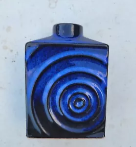 VINTAGE STEULER KERAMIK BLUE ZYKLON VASE by CARI ZALLONI 190/10 - Picture 1 of 9