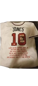 Chipper Jones, Atlanta Braves Signed Jersey, JSA Authenticated Autograph NEW - Picture 1 of 3