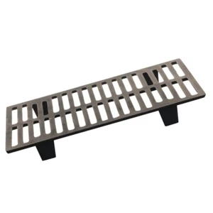 US Stove Fire Places Grate Heavy Duty Cast Iron Black 17 in. D x 2.75 in. H - Picture 1 of 12