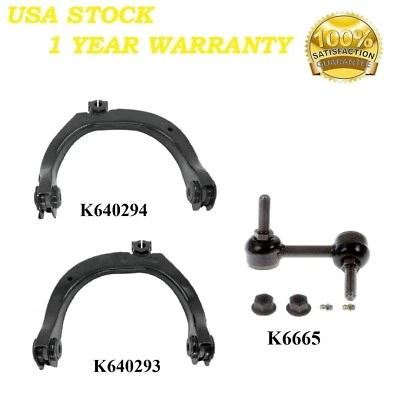 Brazos de control superiores delanteros L & R barra estabilizadora 3 piezas aptos para Oldsmobile Bravada 2002-2003 Foto 1 de 4