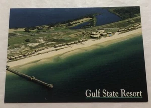 Aerial View Gulf State Resort, Alabama. Postcard (Q2) - Picture 1 of 2