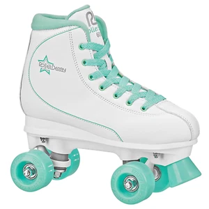 Wrotki damskie Roller Star 600 - białe/miętowe - rozmiar 08 - Zdjęcie 1 z 12