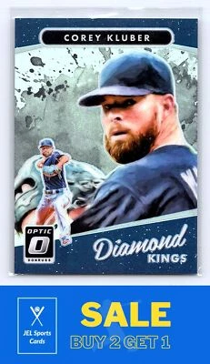 2017 Donruss Optic Diamond Kings Blue #8 Corey Kluber - Image 1 of 2