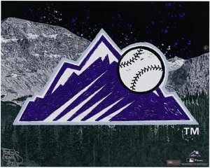 Colorado Rockies 16x20 Photo Print-Designed and Signed/Maz Adams-LE 25 - Picture 1 of 1