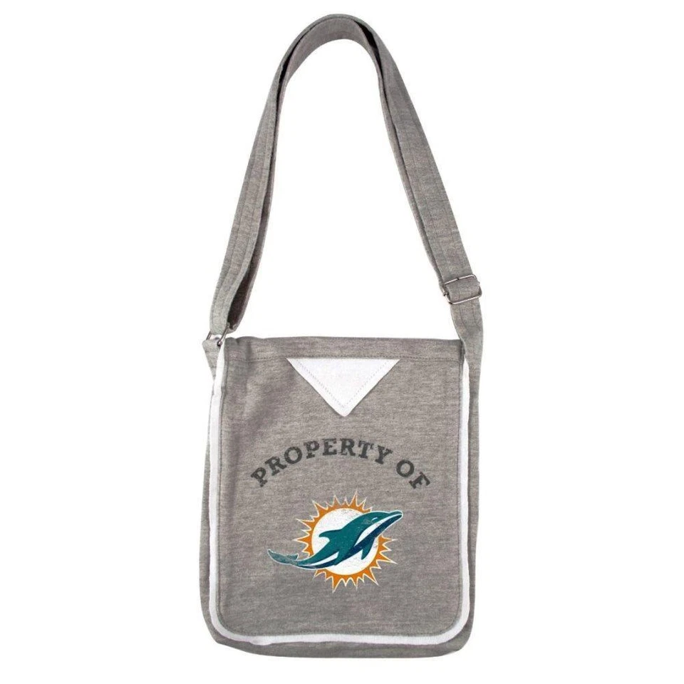 Miami Dolphins NFL Hoodie Crossbody Purse Handbag Team Logo - Image 1 of 1
