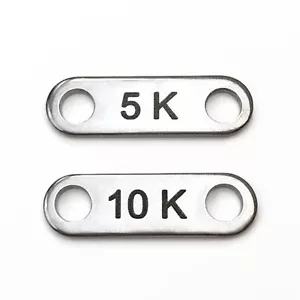 Etiquetas de zapatos de distancia para atletas corredores media maratón 13.1 26.2 5K 10K correr Reino Unido - Imagen 1 de 27