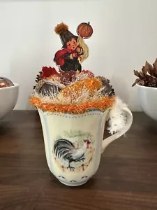 Vintage Inspired Thanksgiving Decor- Kitsch Mug - Picture 1 of 7
