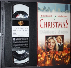 A CHRISTMAS WITHOUT SNOW (vhs) Michael Learned, John Houseman. VG. Rare. Holiday - Foto 1 di 2