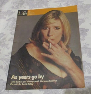 Marianne Faithfull 5-Page Interview ~ David Bailey Cover ~ UK Life Magazine 2001 - Picture 1 of 1