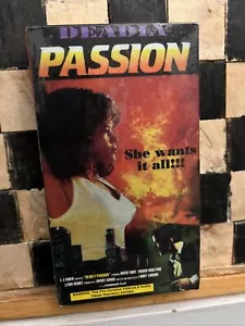 Deadly Passion (VHS, 1991) NEW SEALED T-Z Video RARE Horror Action Sleaze Cult - Picture 1 of 4