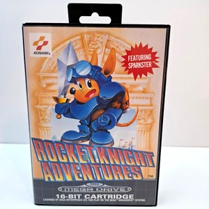 Rocket Knight Adventures - Sparkster - SEGA Mega Drive (mit OVP)- PAL - 12224760 - Bild 1 von 5
