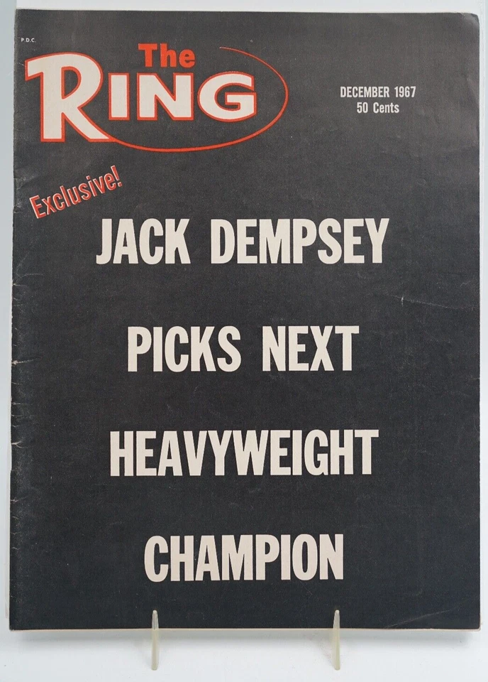The Ring Boxing Magazine - December 1967 - Jack Dempsey - Image 1 of 1