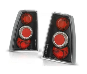 rear lights for opel kadett e 1984 1985 1986-1991 hatchback cabrio saloon black - Picture 1 of 1