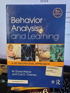 Behavior Analysis and Learning: A Biobehavioral Approach, Sixth Edition / NICE - Picture 1 of 2