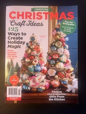 Christmas Craft ideas: Country Living Magazine 2025 ~ 125 Ways to Create Magic Foto 1 de 4