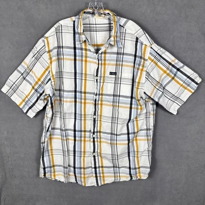 G-Unit Shirt Mens 2XL Plaid Hip Hop Rap Hip Hop Short Sleeve Multicolor - Image 1 of 4