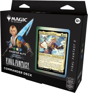 Magic The Gathering Final Fantasy X Commander Deck Counter Blitz Display - Foto 1 di 1