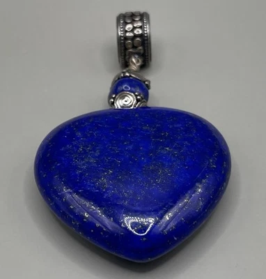 Jay King DTR Women’s Pendant Sterling Silver 925 Lapis Lazuli Heart - Image 1 of 4