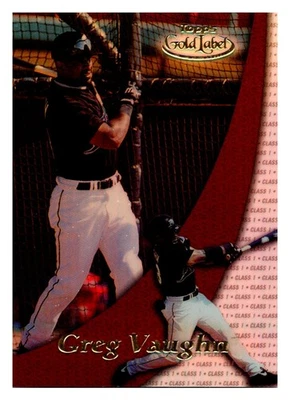 2000 Topps Gold Label #29 Greg Vaughn - Image 1 of 2