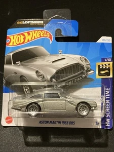 Hot Wheels Aston Martin 1963 DB5 James Bond Goldfinger 60 7/10 2024 HTB36 - Foto 1 di 10