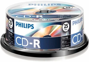 Philips - CR7D5NB25/00 - Cd-r 80 Minute 700mb (52x) Spindle, 25 Pack - Picture 1 of 1