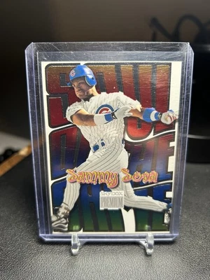 1999 Skybox Premium Soul of the Game Sammy Sosa Chicago Cubs #15SG - Image 1 of 2