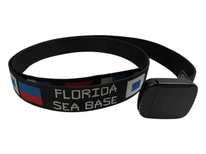Florida Sea Base Belt Unisex large Bison Designs Boys Scouts Flags Islamorada FL - Picture 1 of 3