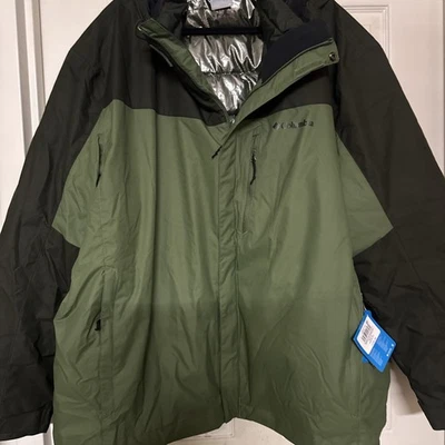 NWT $230.00 Coumbia Mens Whirlibird V Interchange Jacket Olive Size 4X - Image 1 of 4