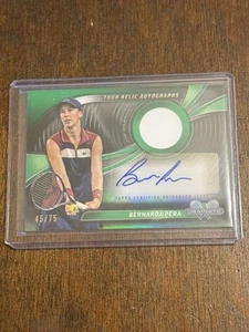 2024 Topps Graphite Tennis Tour Relic Autograph Bernarda Pera # 45/75 - Picture 1 of 6