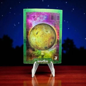 Cardsmiths Space: Galactic Series - IO - Moon Of Jupiter Gemstone Emerald 52/99 - Picture 1 of 7