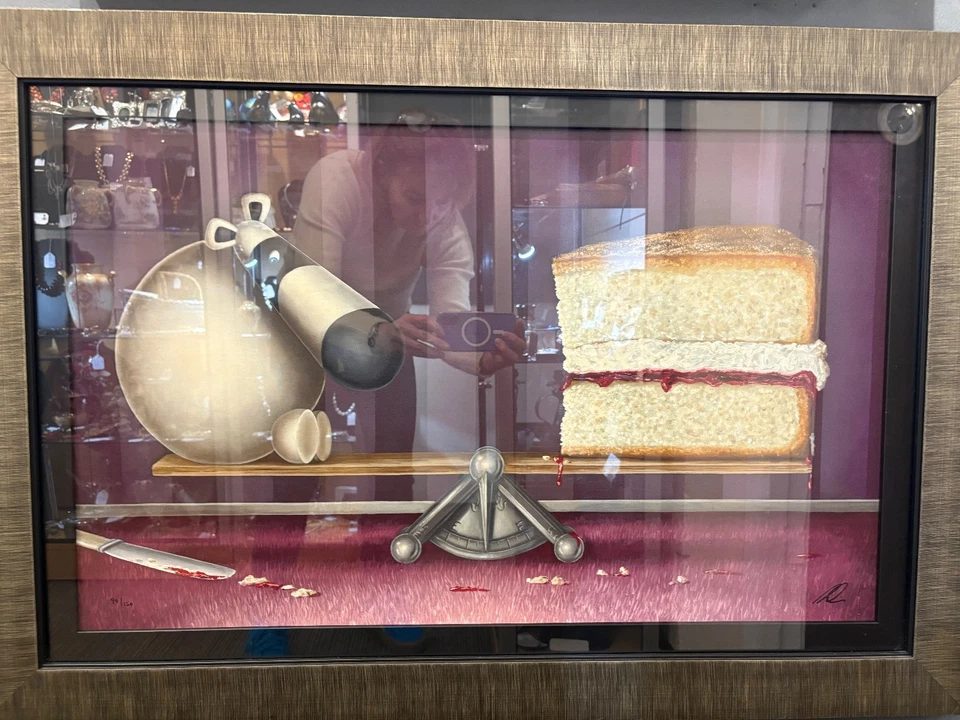 Peter Smith Limited Edition Print "A Balanced Diet" & COA, Nummer 94/150 - Bild 1 von 4