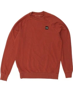 UNDER ARMOUR Hombres Heat Gear Sudadera Jersey Pequeño Rojo Algodón BC01 - Imagen 1 de 3