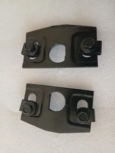 Mustang Mach 1 Hood Pin Catch Brackets 1970 - 1973 - - Picture 1 of 2