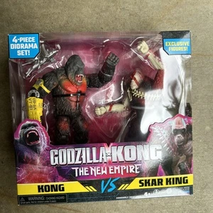Figuras exclusivas Godzilla x Kong The New Empire Kong vs Shar King nuevas y selladas - Imagen 1 de 10